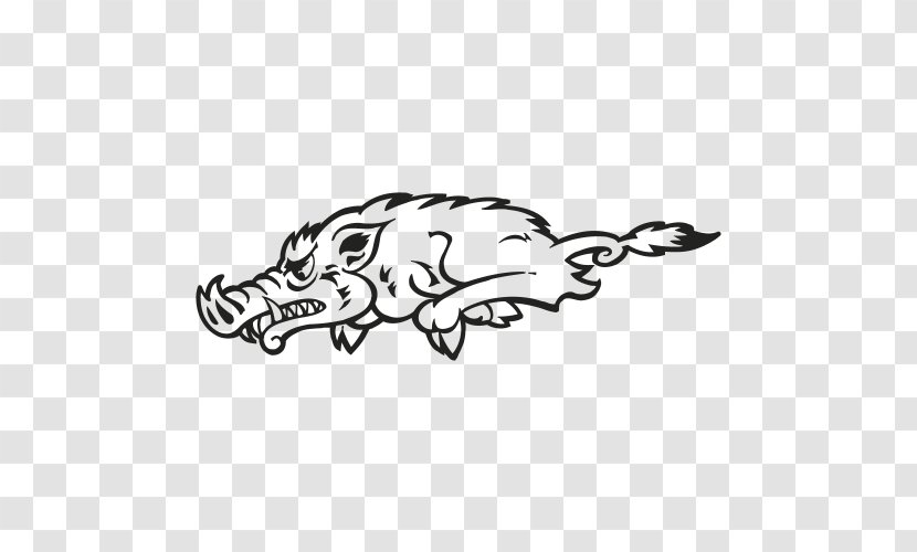 Wild Boar Sticker Mammal Text Clip Art - Drawing Transparent PNG