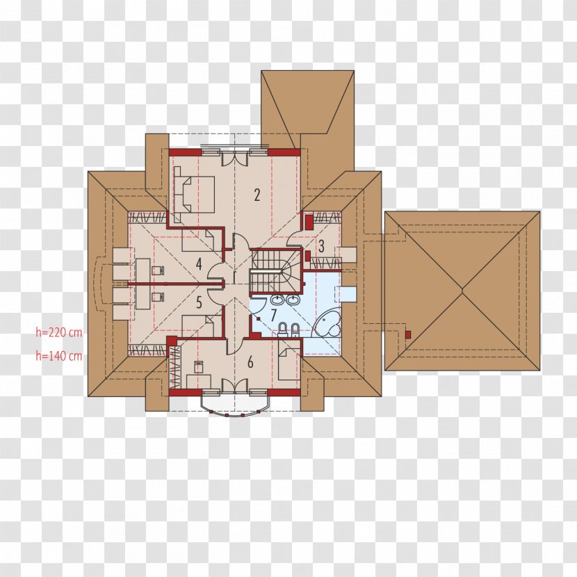 House Attic Floor Plan Garage Square Meter Transparent PNG