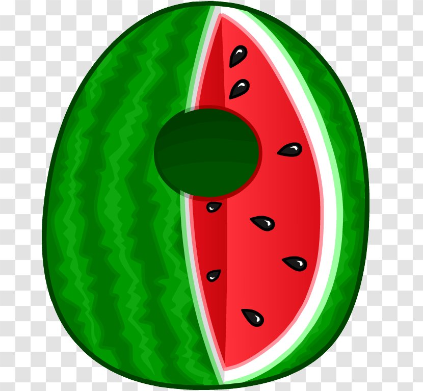 Watermelon Rind Preserves Club Penguin Fruit - Costume Transparent PNG