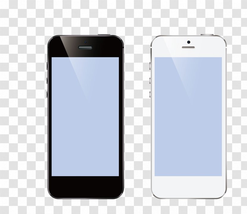 Smartphone Feature Phone Icon - Vector Cartoon Apple Line Transparent PNG