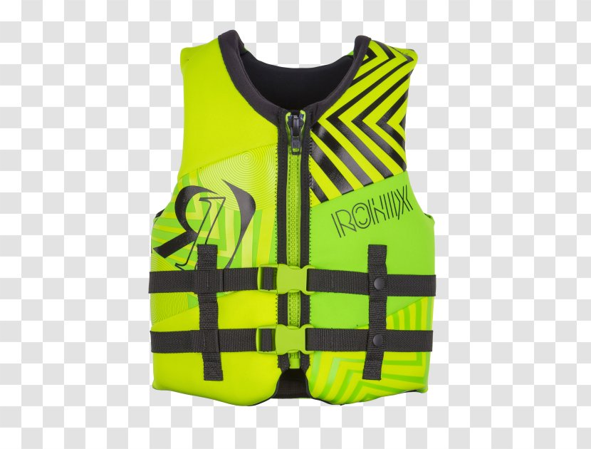Life Jackets Gilets Child Zipper - Wakeboarding - Jacket Transparent PNG