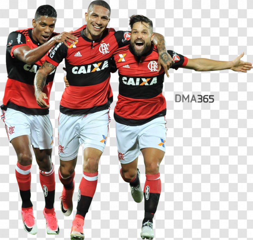 Clube De Regatas Do Flamengo Football Player Jersey Rugby League - Diego - Paolo Guerrero Transparent PNG