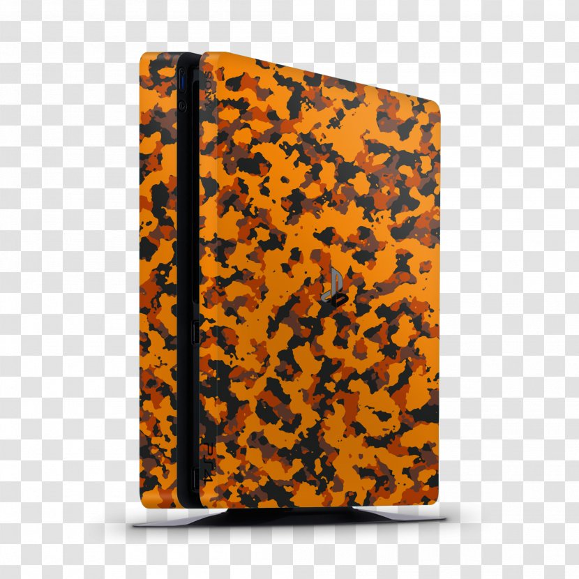 Sony PlayStation 4 Slim Video Game Consoles Xbox - Camouflage - Oranje Transparent PNG