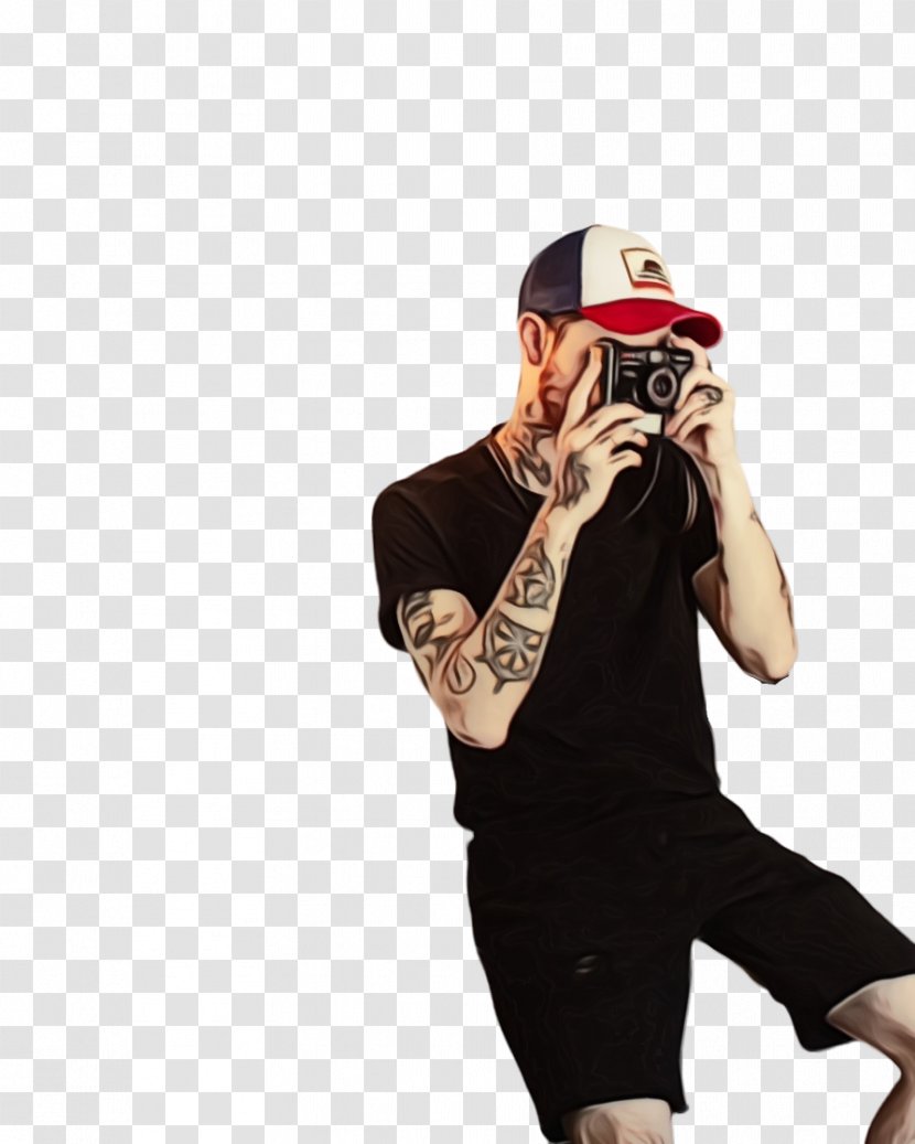Microphone T-shirt Headgear - Sleeve - Hiphop Dance Transparent PNG