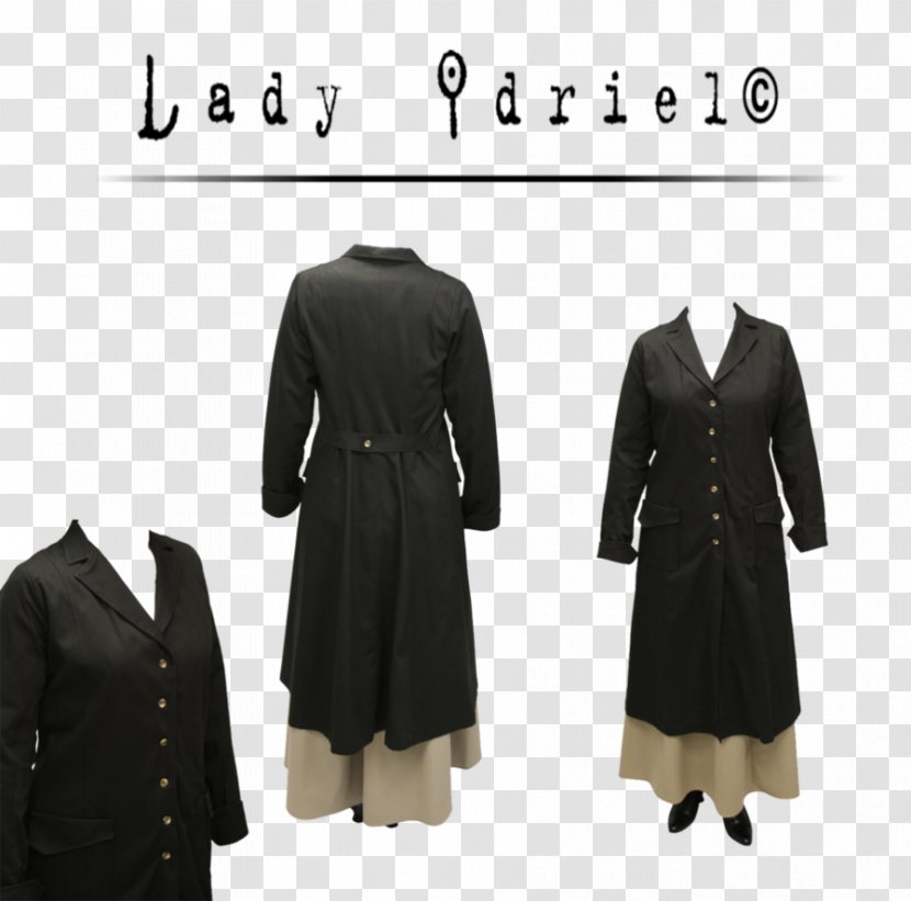 Overcoat Robe Clothes Hanger Dress Clothing - Long Coat Transparent PNG