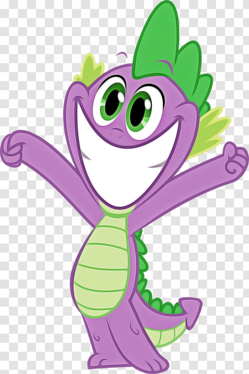 Cartoon Green Violet Purple Animation - Fictional Character Animated Transparent PNG