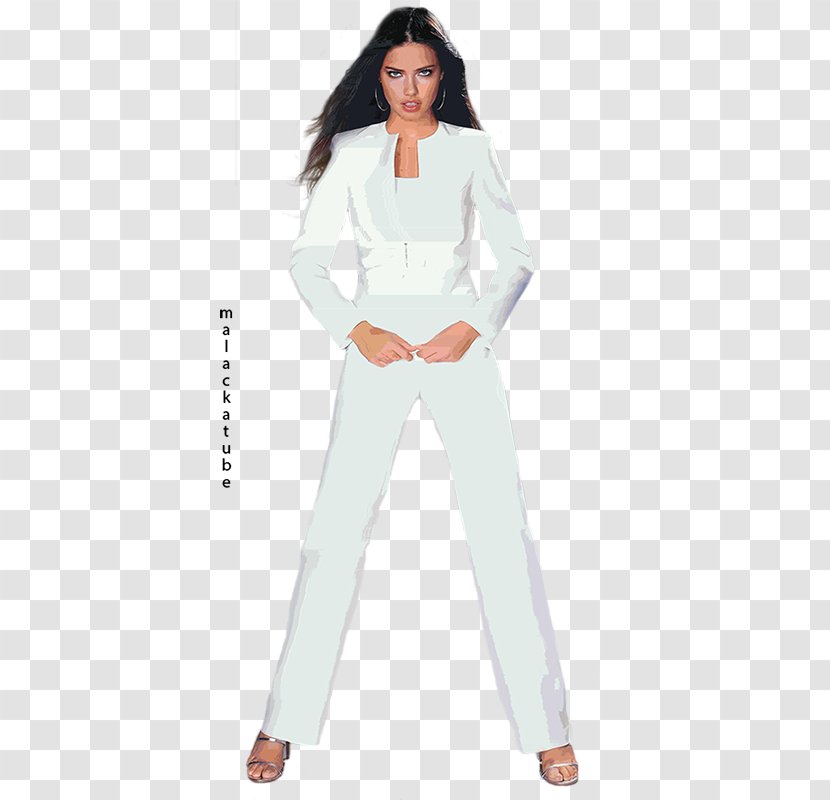 Sleeve Top Outerwear Abdomen Pants - Adriana Lima Transparent PNG