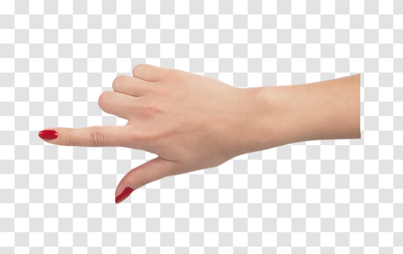 Nail Hand Model Thumb White Ametrine - Yellow - Yi Transparent PNG
