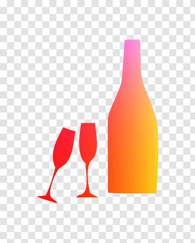 Wine Glass Bottle - Champagne Stemware Transparent PNG