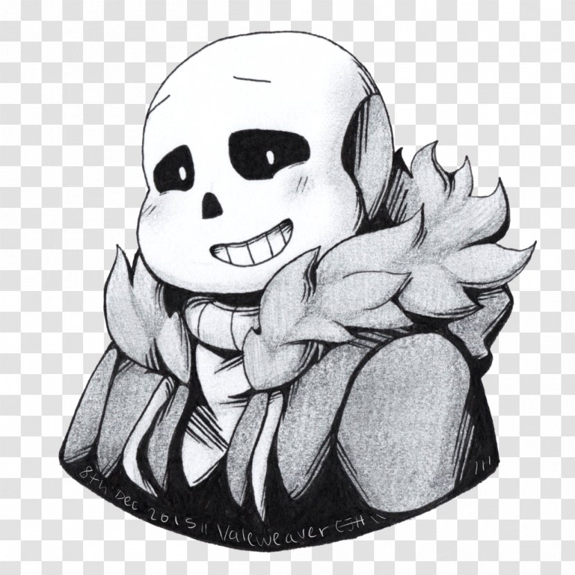Undertale Drawing Pencil Art India Ink - Mythical Creature - Flower Transparent PNG