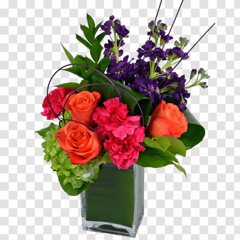 Flower Bouquet Cut Flowers Floral Design Floristry - Flowerpot - Vibrant Transparent PNG