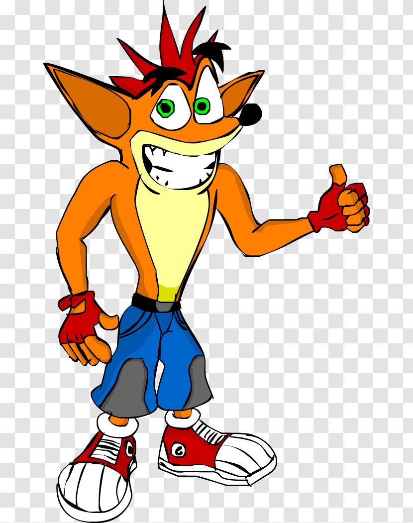 Crash Bandicoot PlayStation Cartoon Drawing - Heart - The Huge Adventure Transparent PNG