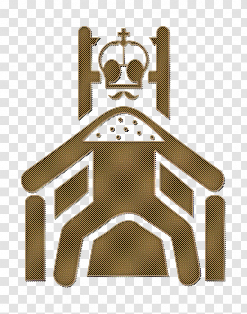 People Icon King Icon King In His Throne Icon Transparent PNG