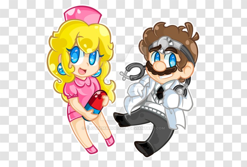 Dr. Mario Super Princess Peach Toad - Smile - Dr Transparent PNG