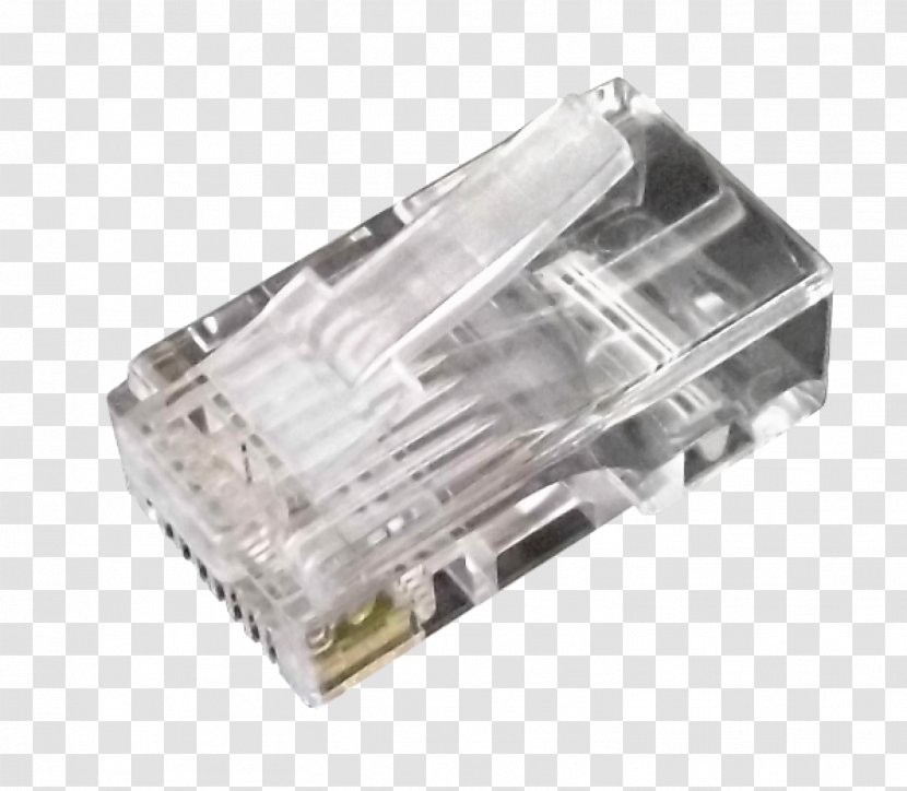 Electronic Component 8P8C Twisted Pair Category 5 Cable Registered Jack - Electronics - Rj45 Transparent PNG