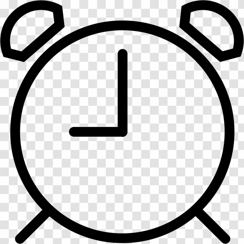 Alarm Clocks - Black And White - Time Transparent PNG