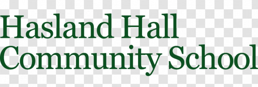 Hasland Hall Community School Logo Brand 1950s Green Transparent PNG