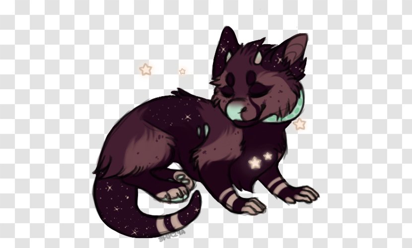 Whiskers Black Cat Dog Canidae - Kitten Transparent PNG
