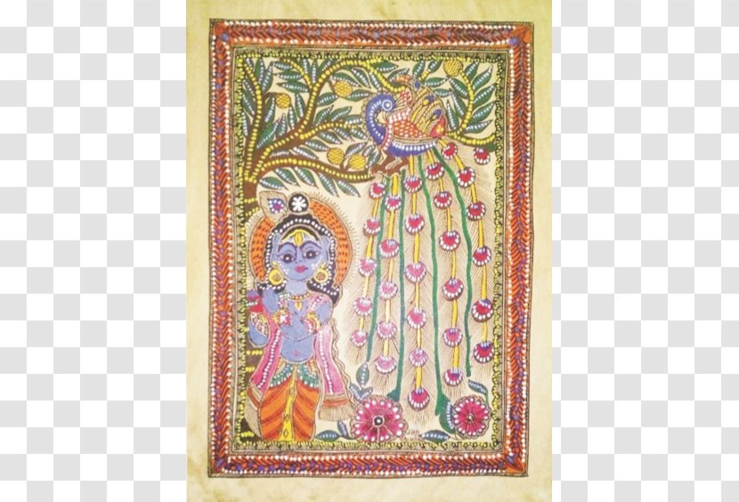 Madhubani, India Painting Krishna Madhubani Art Mithila Transparent PNG