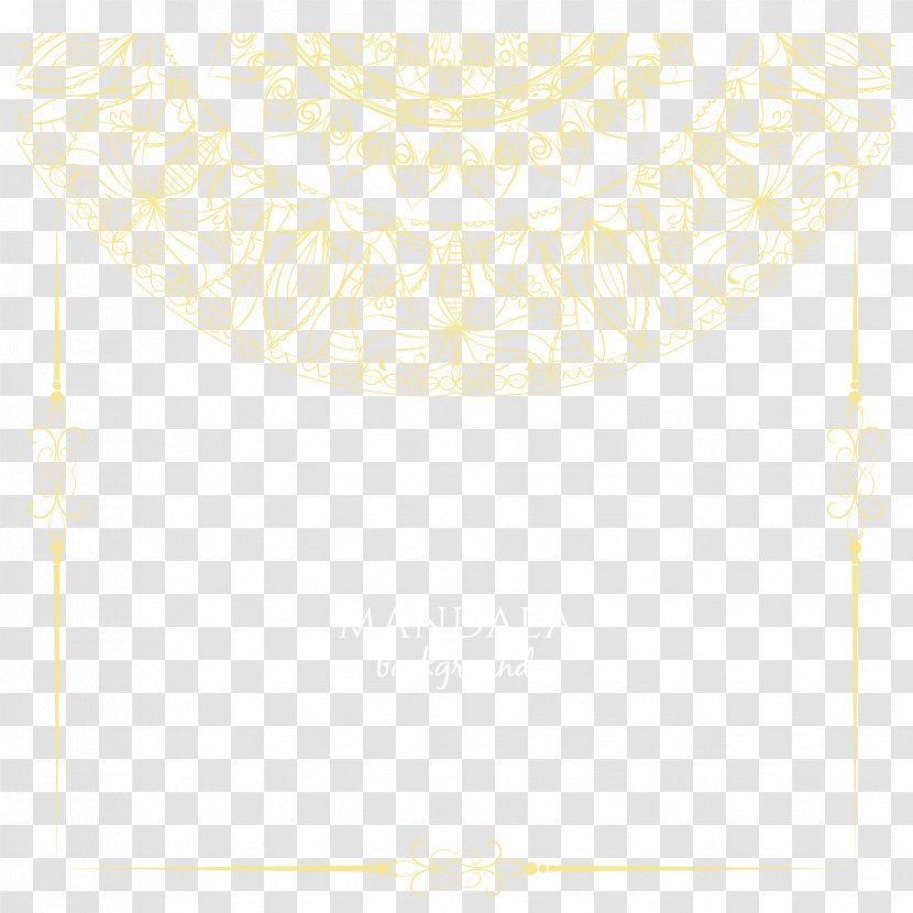Area Angle Pattern - Yellow - Vector Corban Abstract Art Mandala Transparent PNG