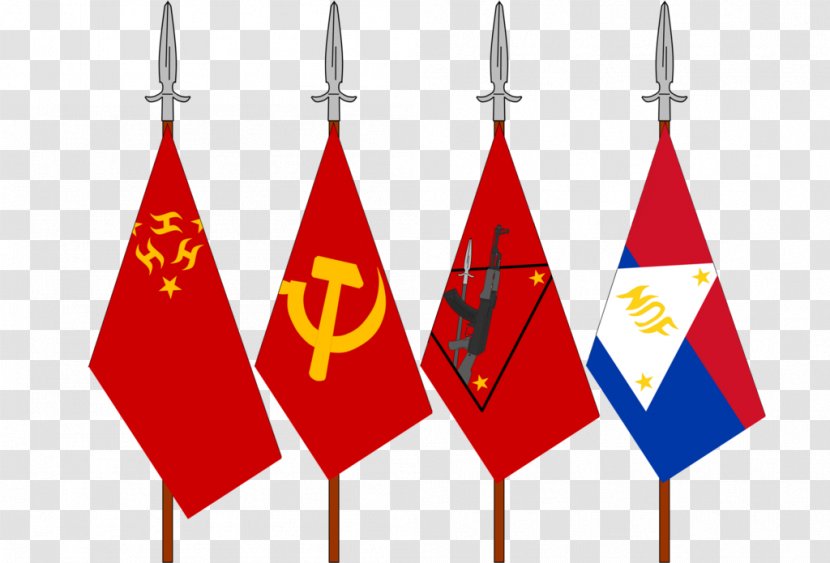 Flag Of The Philippines CPP–NPA–NDF Rebellion Drawing - Communist Party