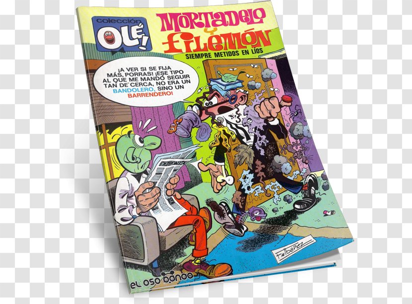 Comics Colección Olé Filemón Pi Mortadelo Mort & Phil - Cartoon - Detectives Dibujo Transparent PNG