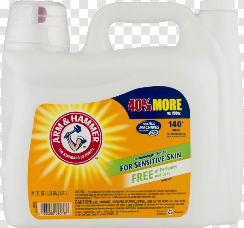 Laundry Detergent Arm & Hammer Stain - Fabric Softener - Element Transparent PNG