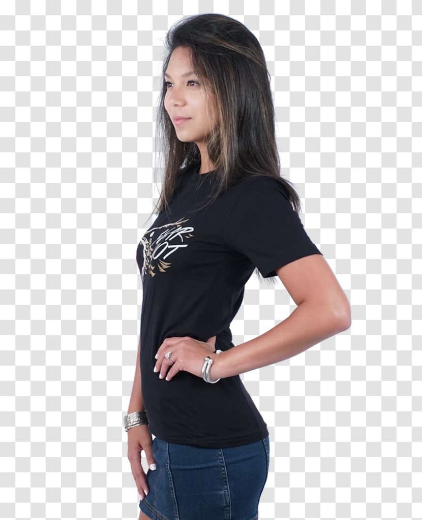 T-shirt Shoulder Sleeve Black M - T Shirt Transparent PNG