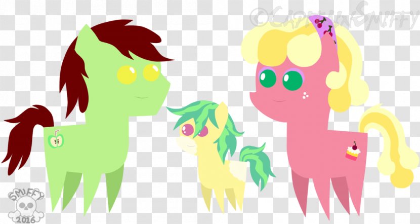 Pony Horse Fruit B.B.B.F.F. - Cartoon - Flower Transparent PNG