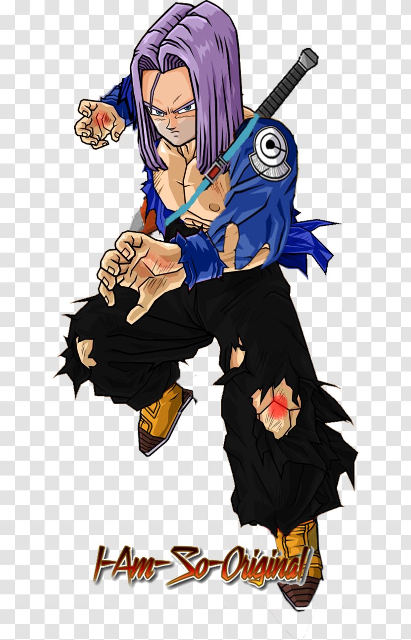 Trunks Majin Buu Goku Chi-Chi Art - Heart Transparent PNG