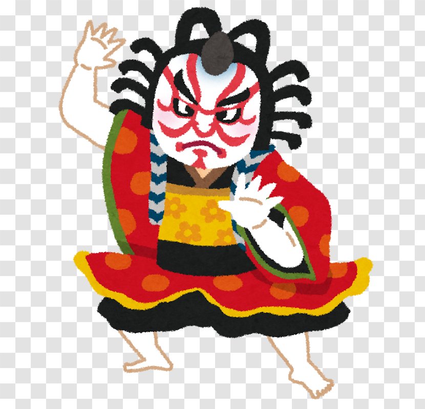 Kabuki-za Kumadori Culture Of Japan Theatre - Actor Transparent PNG