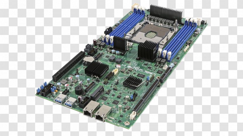 Intel Server Board S2600TP Xeon Motherboard Single-board Computer - Network Interface Controller Transparent PNG
