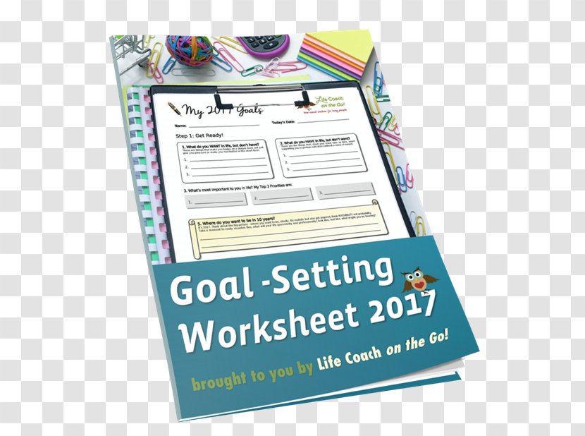 Paper Goal-setting Theory Coaching Worksheet - Training - Goal Setting Transparent PNG