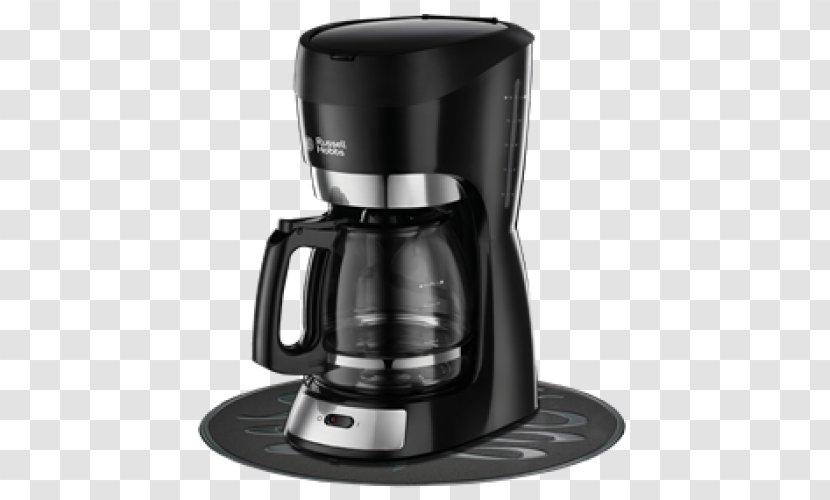 Coffeemaker Espresso Russell Hobbs Home Appliance - Kettle - Small Glass Front Beverage Refrigerators Transparent PNG