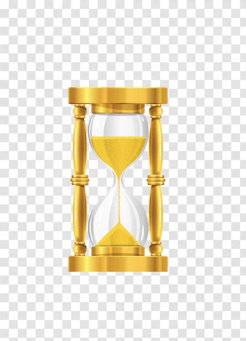 Hourglass Sand Clock Clip Art - Stock Photography - Vector Golden Hour Transparent PNG