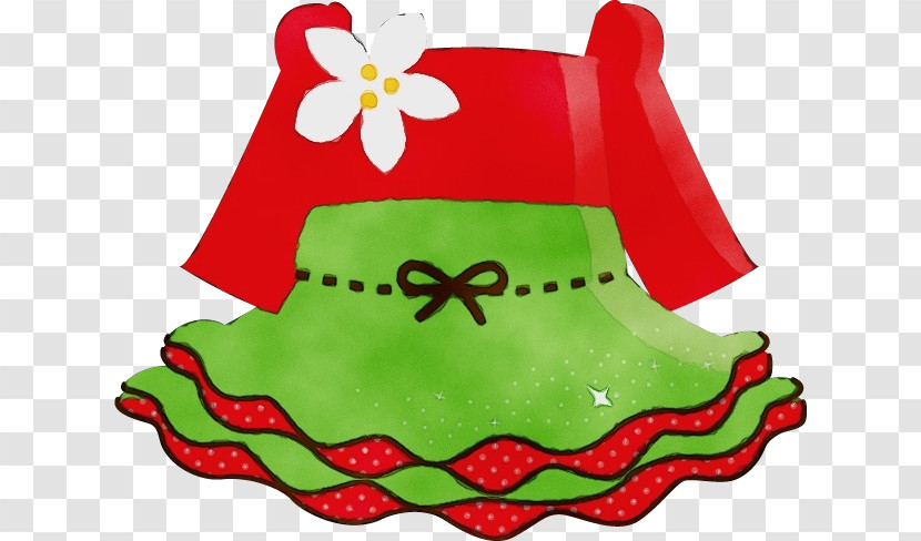 Green Red Christmas Costume Hat Costume Accessory Transparent PNG
