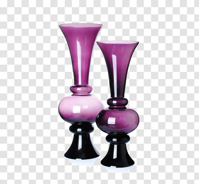 Vase Purple Glass - Pixel Transparent PNG