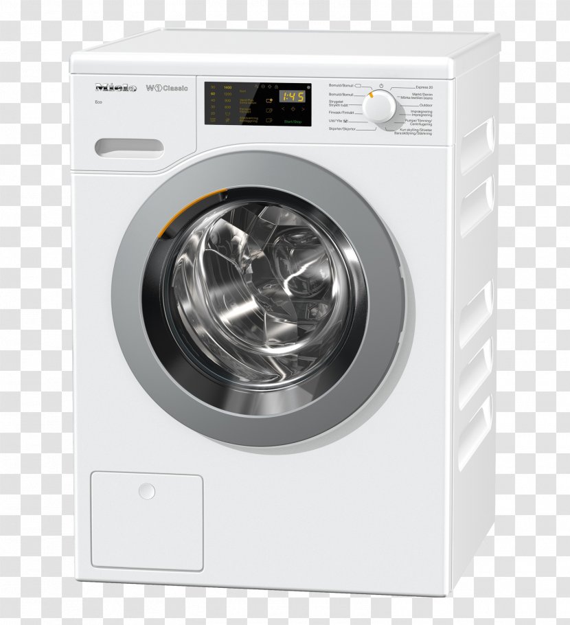 Washing Machines Miele Laundry European Union Energy Label Major Appliance - Machine - Drum Transparent PNG