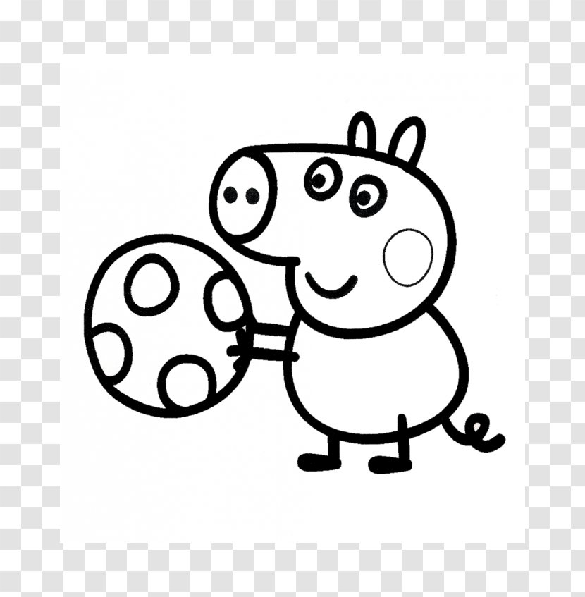 Pig Coloring Book Drawing Child - Silhouette Transparent PNG