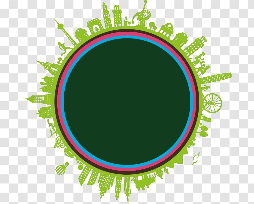 Circle Leaf Clip Art - Green Transparent PNG