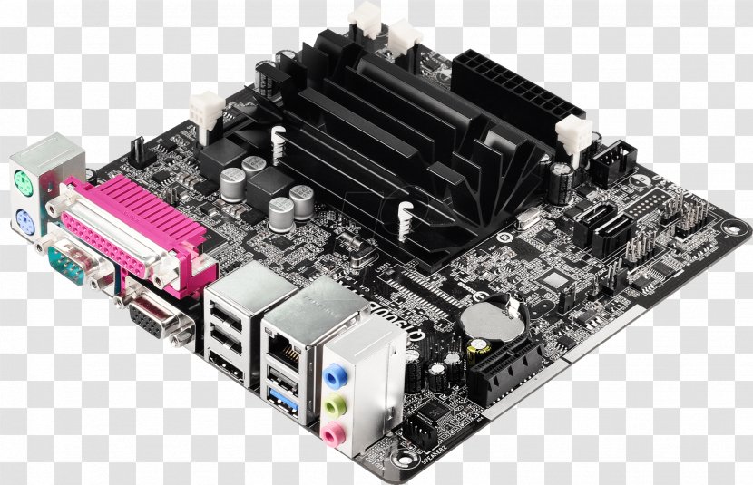 Intel Mini-ITX Motherboard ASRock Q1900B-ITX - Electronics Accessory - Miniitx Transparent PNG