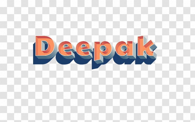 Logo Name Brand Font - Deepak Transparent PNG