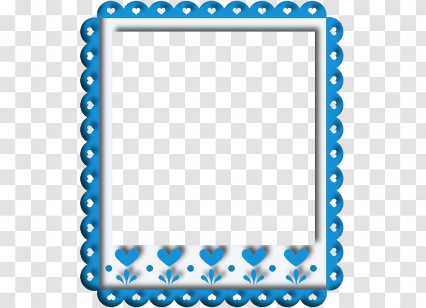 Blue Picture Frames Turquoise - Frame Transparent PNG