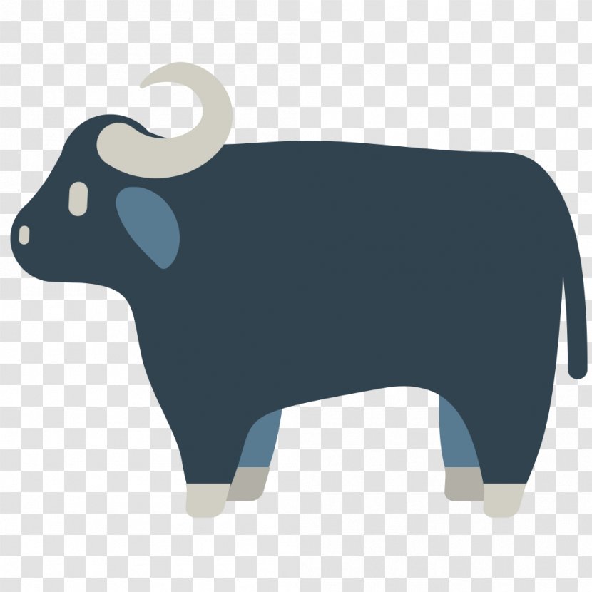 Cattle Water Buffalo Emoji Ox American Bison - Livestock - Avoid Big Picture Transparent PNG