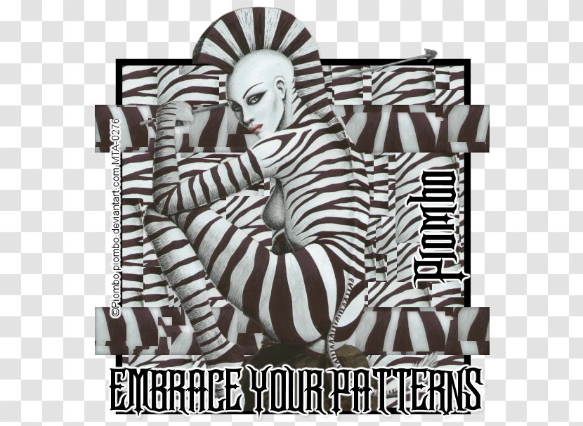 Zebra Tiger Font - Mammal Transparent PNG