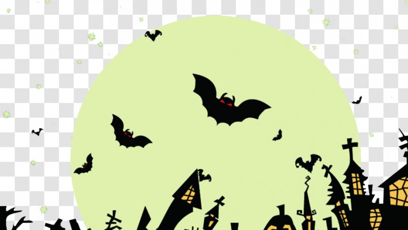 Arena Of Valor Halloween Trick-or-treating All Saints Day October 31 - Jackolantern - Castle Moon Bats Transparent PNG
