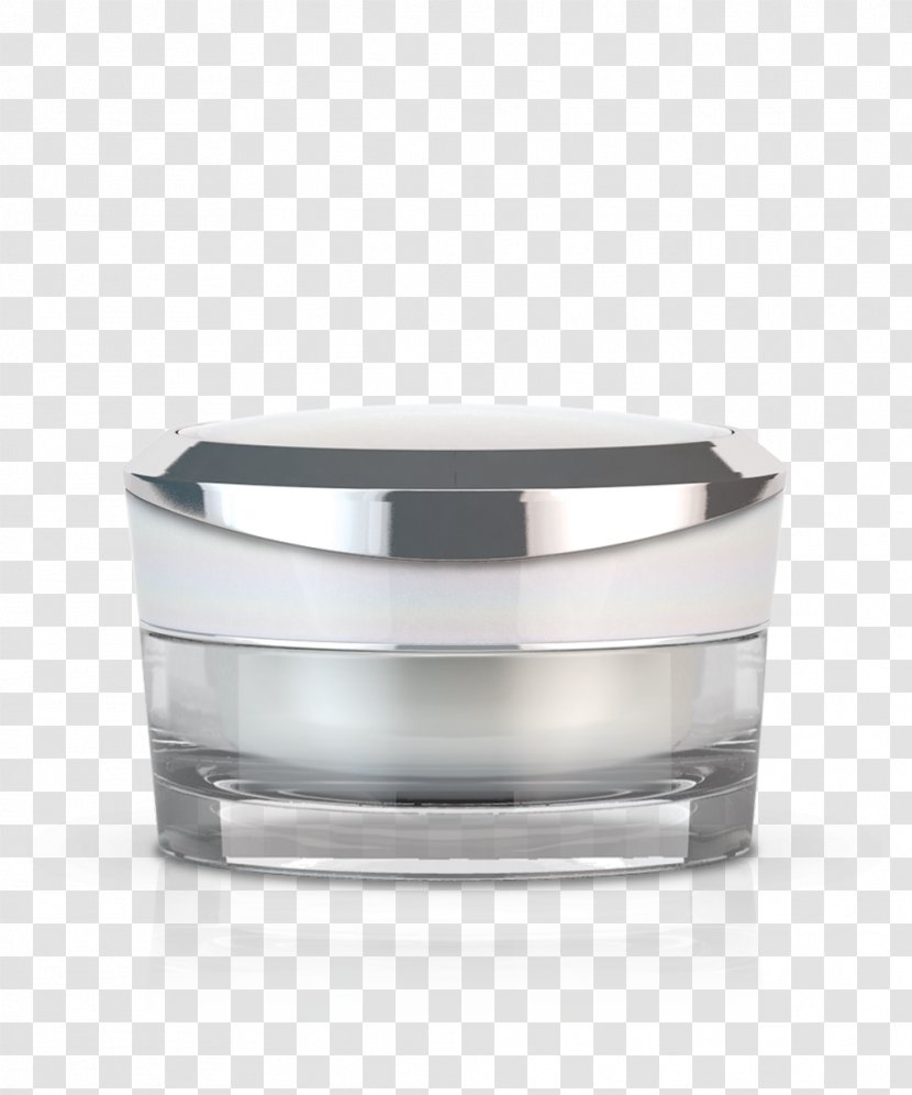 Cream Silver Lid - Platinum - Cosmetic Packaging Transparent PNG