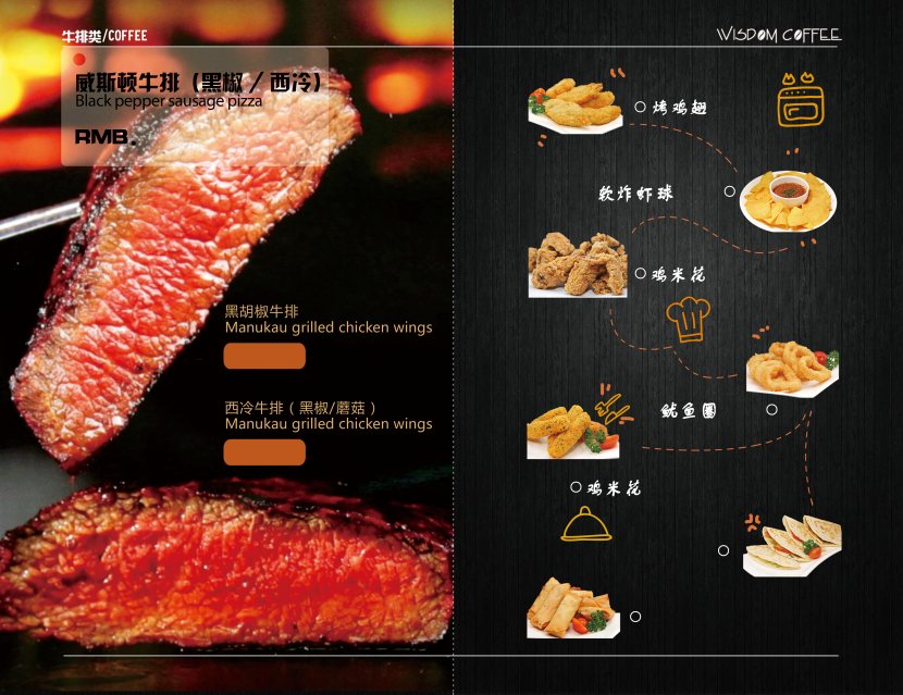 European Cuisine Beefsteak Menu Restaurant Cafe - Animal Source Foods - Design Transparent PNG