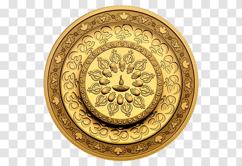 Perth Mint Gold Coin Diwali Silver - Proof Coinage - Lakshmi Transparent PNG