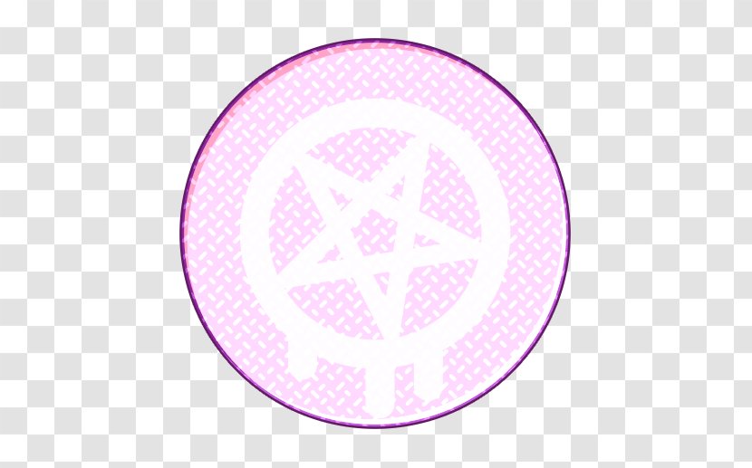 Magic Icon Pentagram Rite - Purple - Oval Symbol Transparent PNG